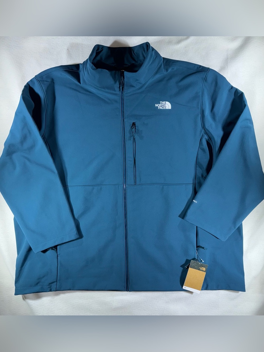 The North Face Men's Apex Bionic 3 Teal Softshell Jacket wind water repellent 5X